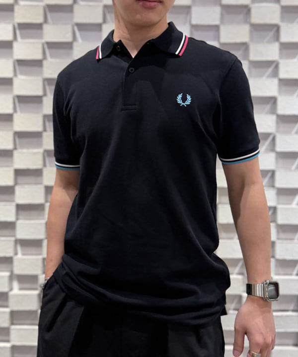 KUROCHANさんの「BEAMS WOMEN｜BEAMS｜【別注】FRED PERRY / M3600 Tipped Polo Shirt｜ポロシャツ｜コットン100％ 鹿の子｜配色 」を使ったコーディネート