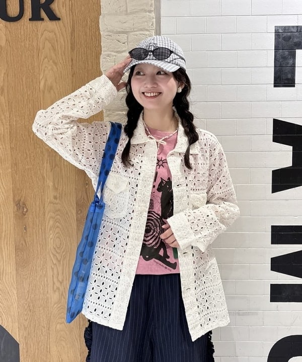 Joさんの「BEAMS WOMEN｜【別注】Casselini / チュール刺繍トート」を使ったコーディネート