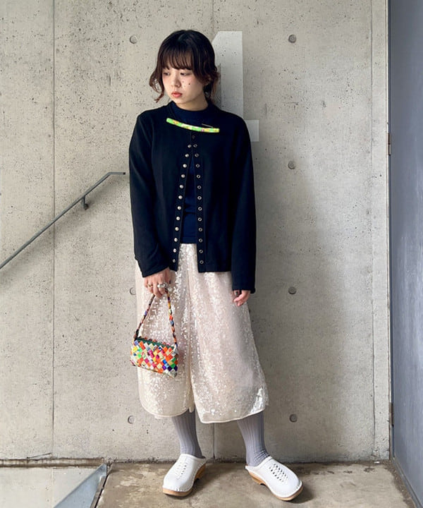 ナツハさんの「BEAMS WOMEN｜maturely / スパンコール ハーフ パンツ」を使ったコーディネート