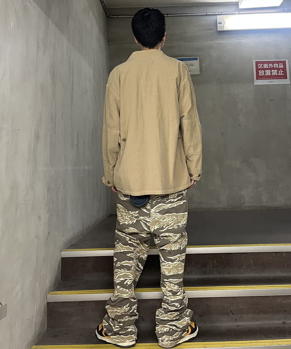 BANさんの「BEAMS WOMEN｜【別注】REMI RELIEF / Military Shirt Jacket Cotton」を使ったコーディネート