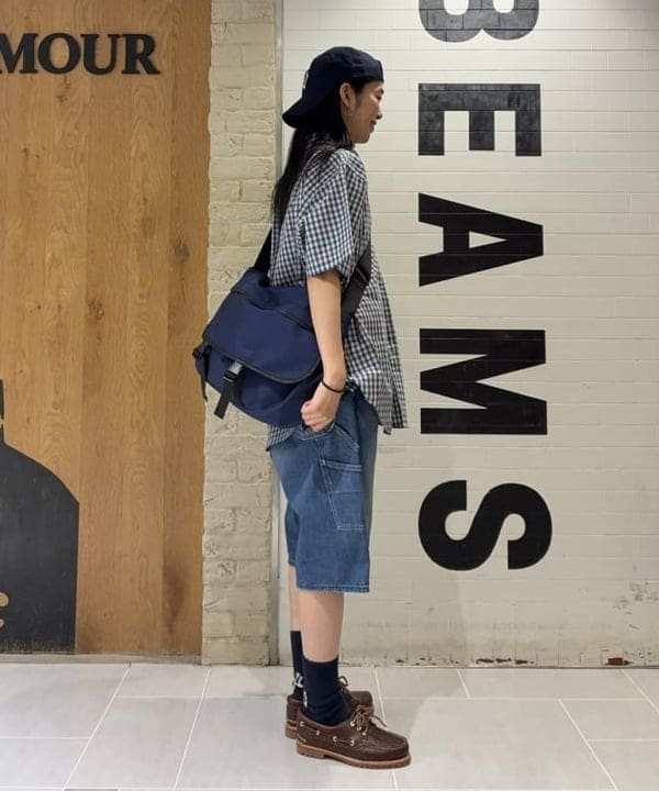 津藤 理佐子さんの「BEAMS WOMEN｜【別注】NEW ERA / MLB フレンチリネン キャップ」を使ったコーディネート