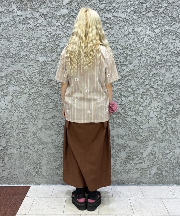 マツモト アカネさんの「BEAMS WOMEN｜タック フレアー キャミソール ワンピース」を使ったコーディネート