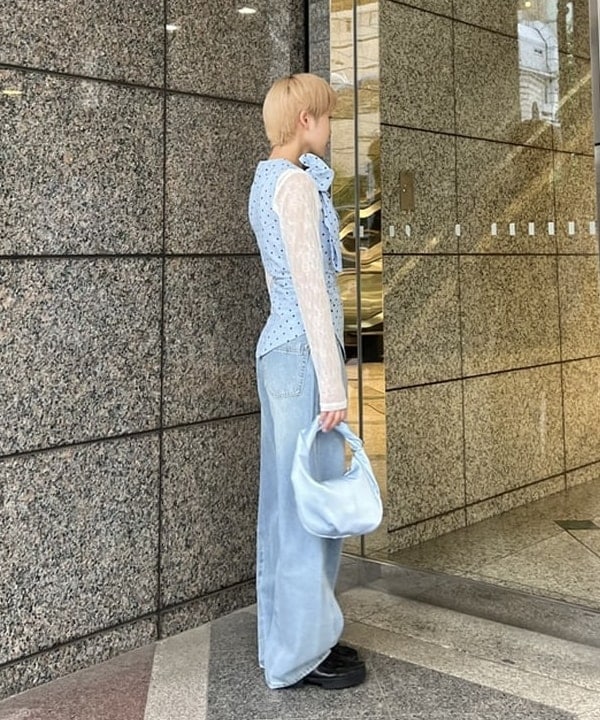 あさひさんの「BEAMS WOMEN｜デニム バレル パンツ」を使ったコーディネート