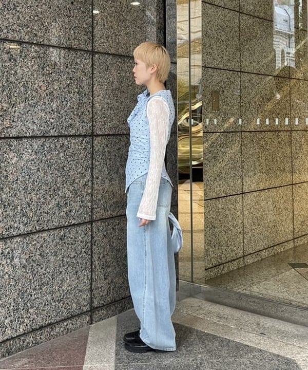 あさひさんの「BEAMS WOMEN｜デニム バレル パンツ」を使ったコーディネート