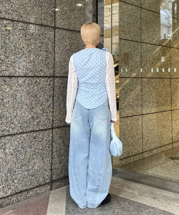 あさひさんの「BEAMS WOMEN｜デニム バレル パンツ」を使ったコーディネート