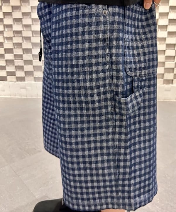 Shutoさんの「BEAMS WOMEN｜【別注】NULL TOKYO /  CHECK DENIM SHORTS」を使ったコーディネート