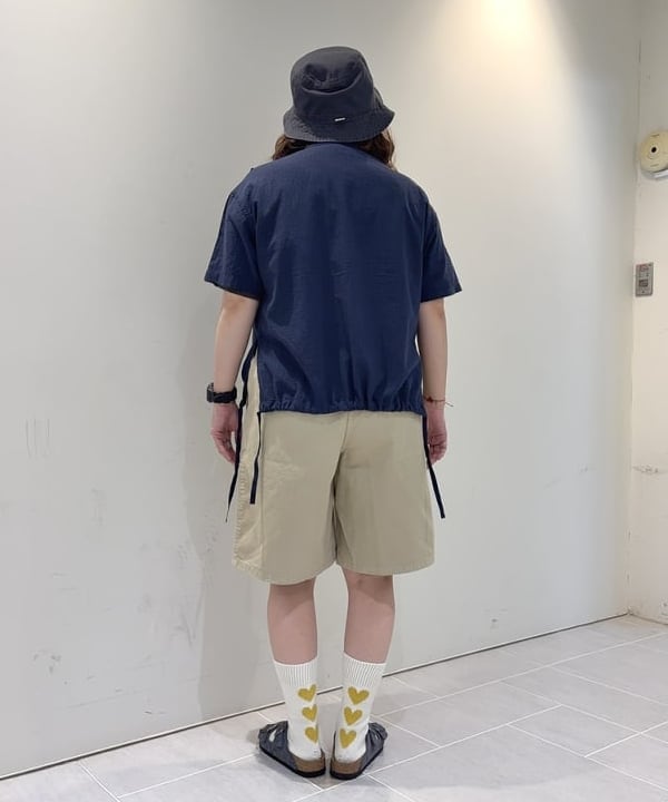 kawaiさんの「BEAMS WOMEN｜ドビー フリル ショートスリーブ シャツ」を使ったコーディネート