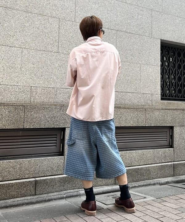 照田 拓史さんの「BEAMS WOMEN｜ソリッド TR ハーフスリーブ シャツ」を使ったコーディネート