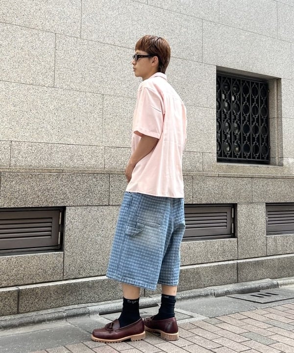 照田 拓史さんの「BEAMS WOMEN｜ソリッド TR ハーフスリーブ シャツ」を使ったコーディネート