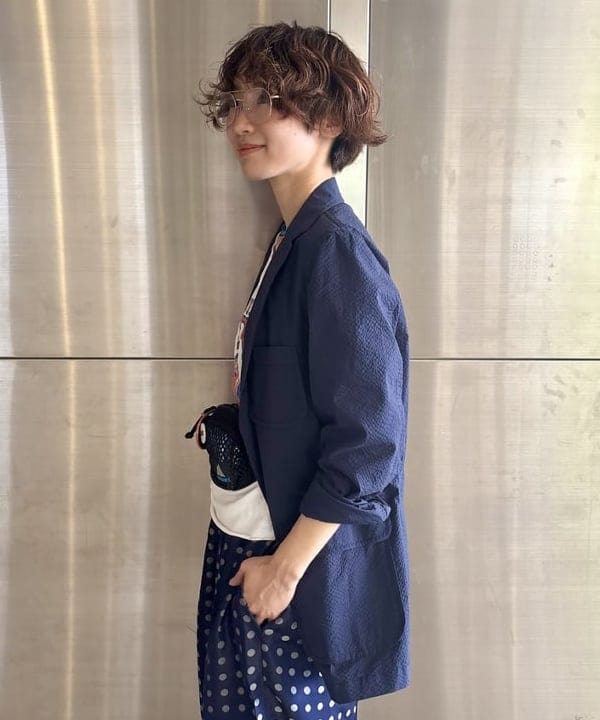みりさんの「Easy Shorts Cupro Dot Pattern」を使ったコーディネート