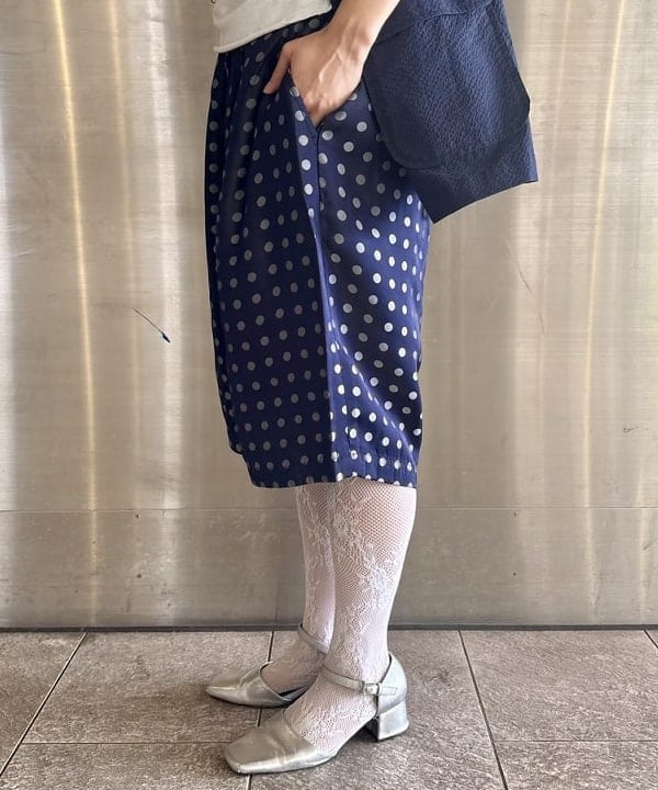 みりさんの「Easy Shorts Cupro Dot Pattern」を使ったコーディネート