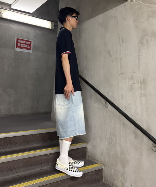 Yutoさんの「BEAMS WOMEN｜BEAMS｜【別注】FRED PERRY / M3600 Tipped Polo Shirt｜ポロシャツ｜コットン100％ 鹿の子｜配色 」を使ったコーディネート