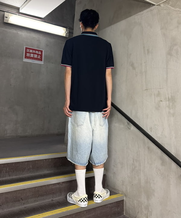 Yutoさんの「BEAMS WOMEN｜BEAMS｜【別注】FRED PERRY / M3600 Tipped Polo Shirt｜ポロシャツ｜コットン100％ 鹿の子｜配色 」を使ったコーディネート