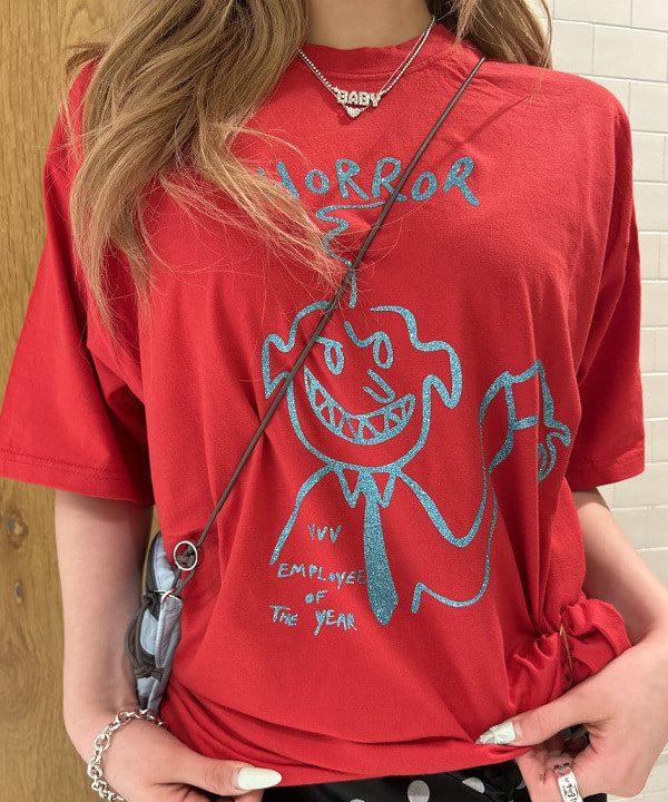 桃羽さんの「BEAMS WOMEN｜ドット サテン フリル スカート」を使ったコーディネート