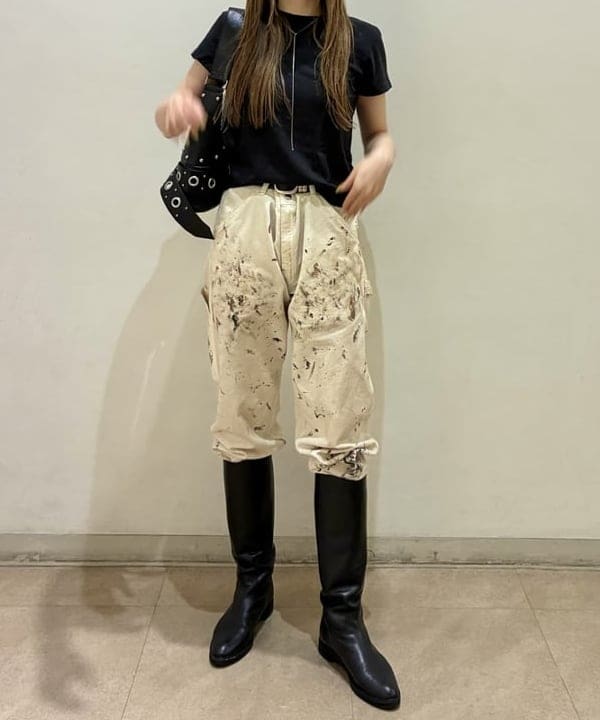 CHIHIROさんの「BEAMS WOMEN｜リンクル ドルマン 2ボタン ダブル ジャケット」を使ったコーディネート