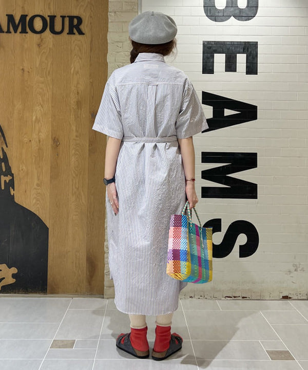 エノモト アミさんの「BEAMS WOMEN｜ロゴ ベレー」を使ったコーディネート