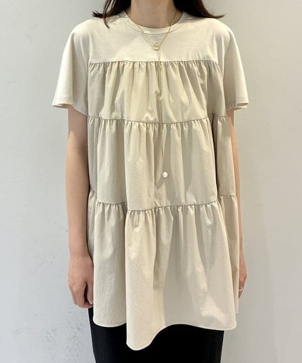 ヒライさんの「BEAMS WOMEN｜AK+1 / シアー サイドベルト パンツ」を使ったコーディネート