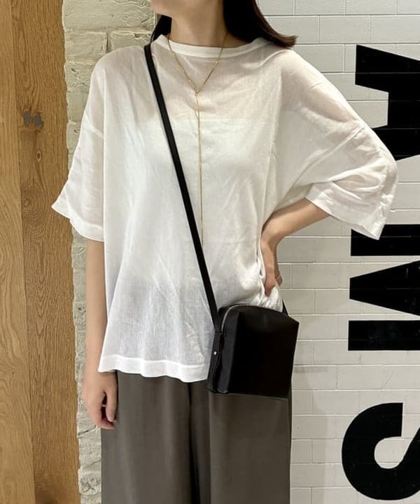 ヒライさんの「BEAMS WOMEN｜【接触冷感】リヨセル ナイロン イージーパンツ」を使ったコーディネート