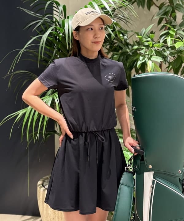 美品❣️BEAMS GOLF ビームスゴルフ　ワンピース 黒　S ゴルフウェア ビームス ゴルフ 神戸（1208114） スタイリング・コーディネイト｜BEAMS