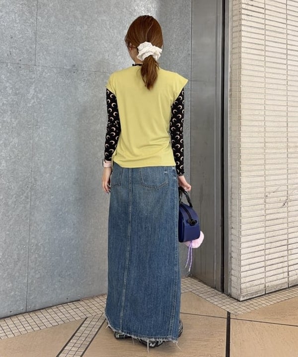 まゆちゃんさんの「BEAMS WOMEN｜リブ フロントギャザー フレンチスリーブ」を使ったコーディネート