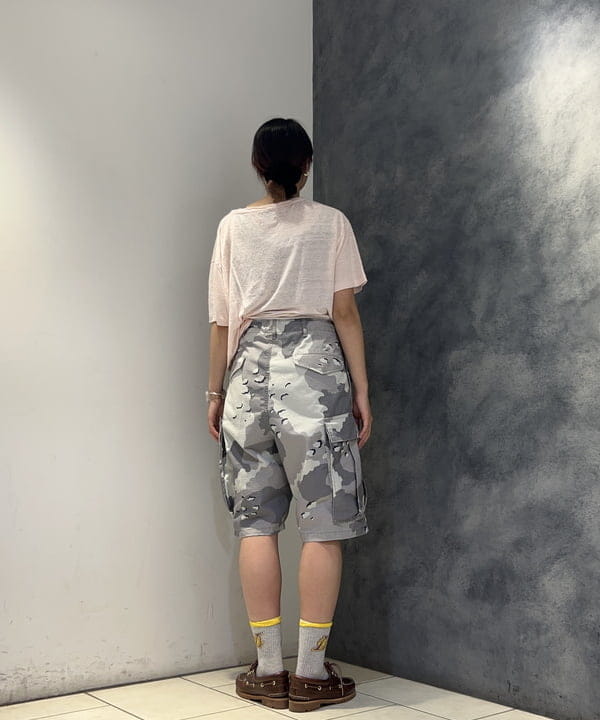 ななこさんの「BEAMS WOMEN｜ベルギー リネン ショートスリーブ＜イージーケア＞」を使ったコーディネート