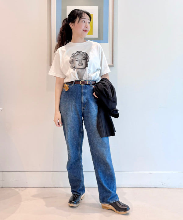 おのすさんの「BEAMS WOMEN｜ドビー ストライプ スモック」を使ったコーディネート