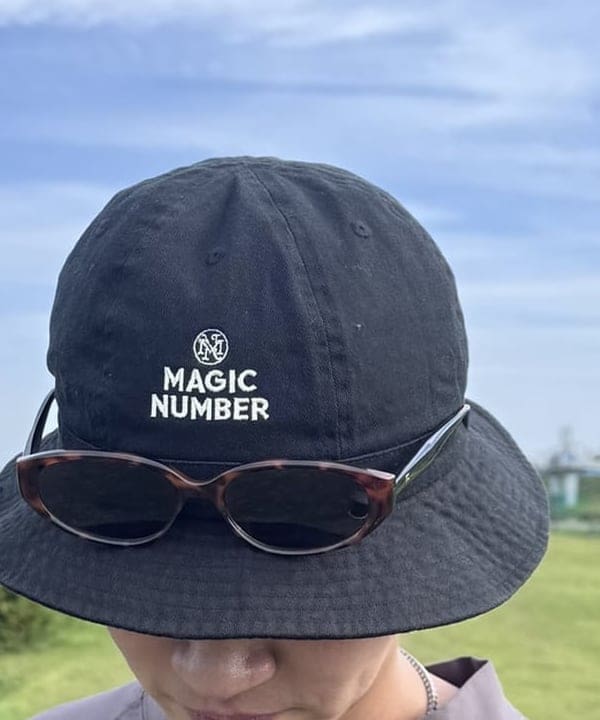 MAGIC NUMBER × BEAMS GOLF サファリハット 黒 新品 ビームス ゴルフ 小田急百貨店 新宿店（1208347） スタイリング