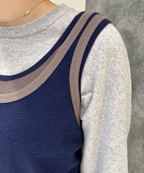 reinaさんの「BEAMS WOMEN｜レイヤード タンクトップ」を使ったコーディネート