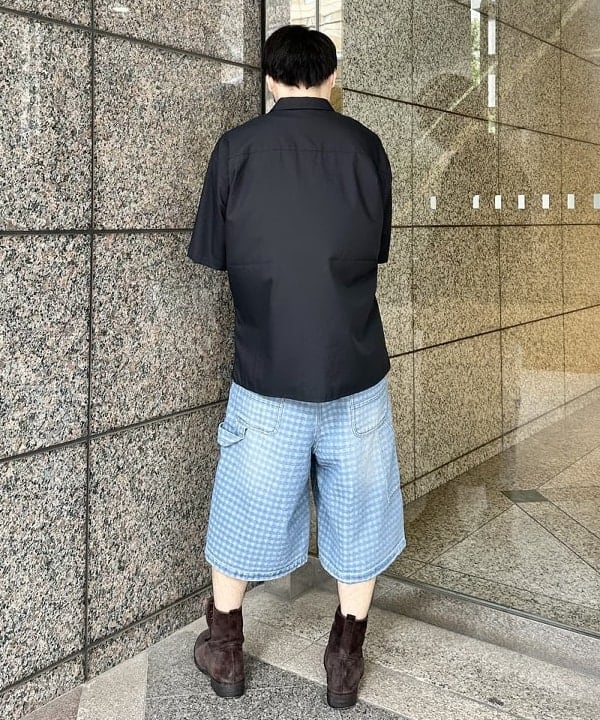 吉田 洸輝さんの「BEAMS WOMEN｜ソリッド TR ハーフスリーブ シャツ」を使ったコーディネート