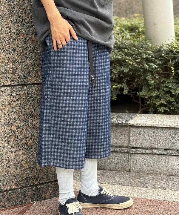 深澤 琥太郎さんの「BEAMS WOMEN｜【別注】NULL TOKYO /  CHECK DENIM SHORTS」を使ったコーディネート