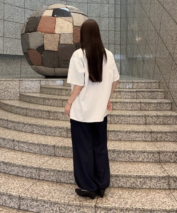 amiriさんの「BEAMS WOMEN｜ブロード オープンカラー シャツ【リラックスフィット】」を使ったコーディネート