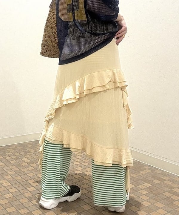 ayca!さんの「BEAMS WOMEN｜ワンハンドル ペーパー トートバッグ　母の日 」を使ったコーディネート