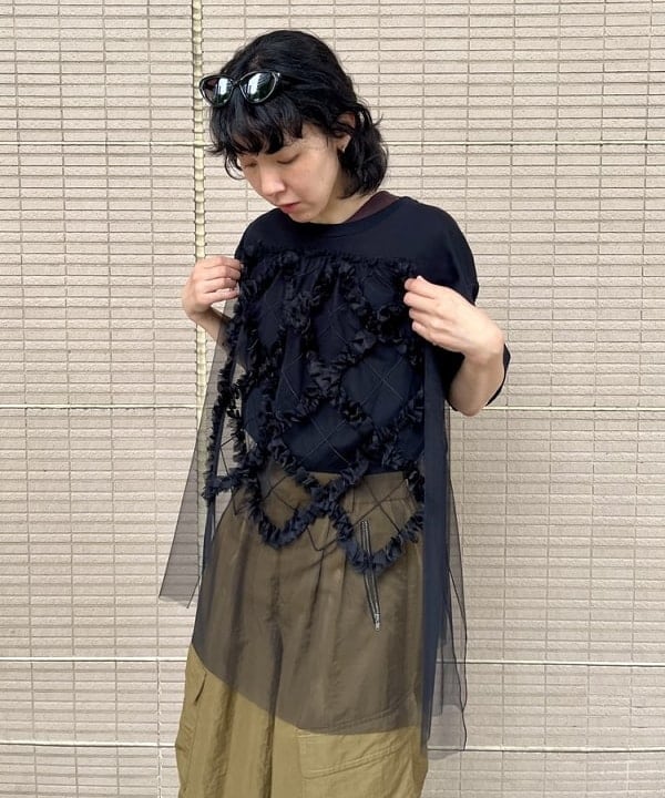 kigoさんの「BEAMS WOMEN｜カーゴ ハーフ パンツ」を使ったコーディネート