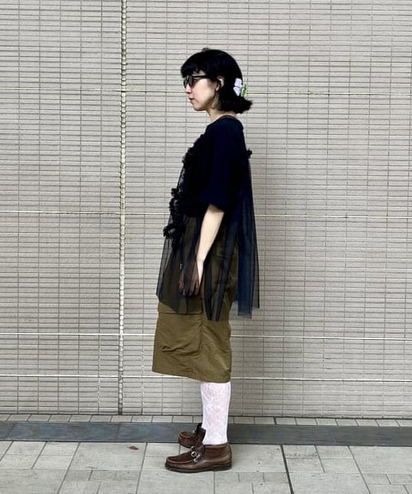 kigoさんの「BEAMS WOMEN｜カーゴ ハーフ パンツ」を使ったコーディネート