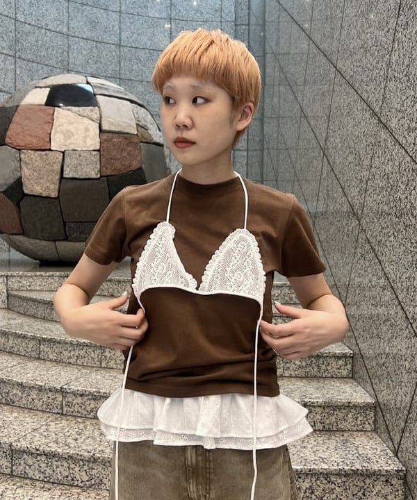 あさひさんの「BEAMS WOMEN｜ ドット メッシュ パンプス」を使ったコーディネート