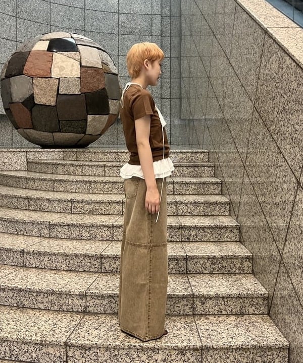 あさひさんの「BEAMS WOMEN｜ ドット メッシュ パンプス」を使ったコーディネート