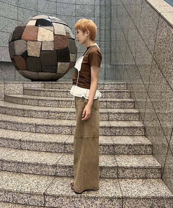 あさひさんの「BEAMS WOMEN｜ ドット メッシュ パンプス」を使ったコーディネート