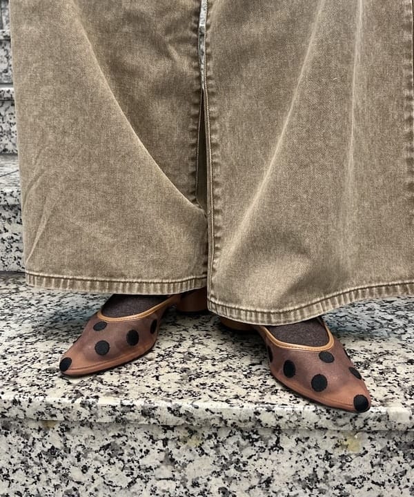 あさひさんの「BEAMS WOMEN｜ ドット メッシュ パンプス」を使ったコーディネート