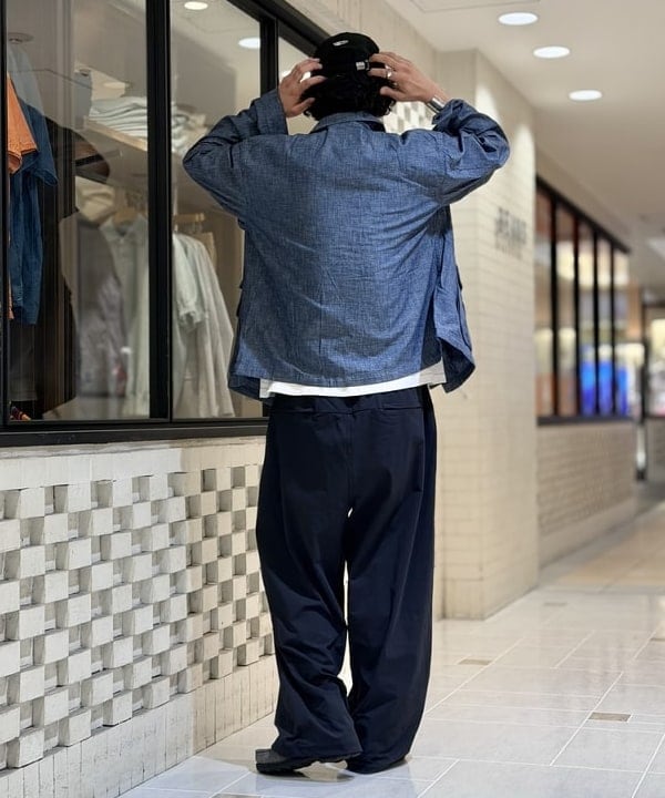 BAKU(東江 漠)さんの「BEAMS WOMEN｜ダイナミック ドライ イージー パンツ 【ワイドストレートフィット】」を使ったコーディネート
