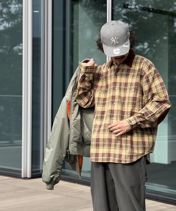 BAKU(東江 漠)さんの「BEAMS WOMEN｜リラックスフィット THERMOLITE(R) MA-1 （撥水）」を使ったコーディネート