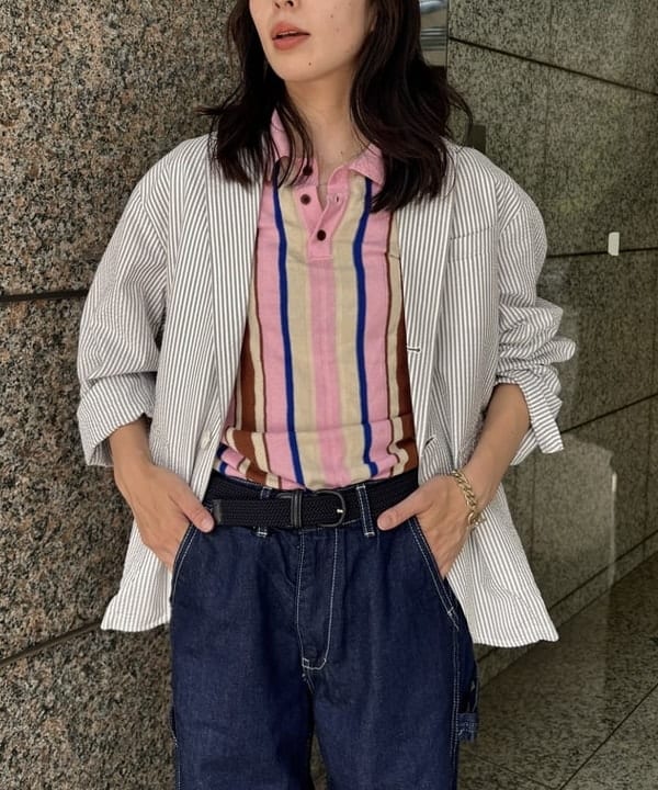 サワイさんの「BEAMS WOMEN｜シアサッカー ジャケット」を使ったコーディネート