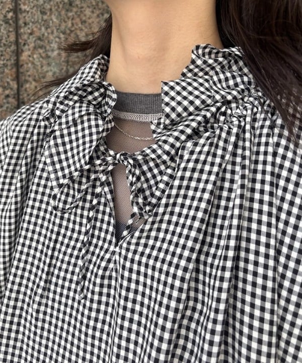サワイさんの「BEAMS WOMEN｜maturely / シャンブレー チュール ノースリーブ」を使ったコーディネート