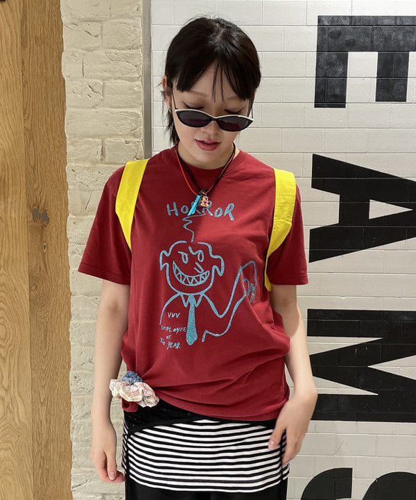 rinnaさんの「BEAMS WOMEN｜チェック & デニム シュシュ 3SET」を使ったコーディネート