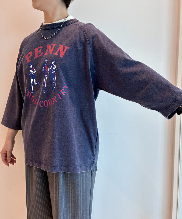 木村 梨香さんの「BEAMS WOMEN｜【別注】GOOD ROCK SPEED / カレッジ ラグラン Tシャツ」を使ったコーディネート