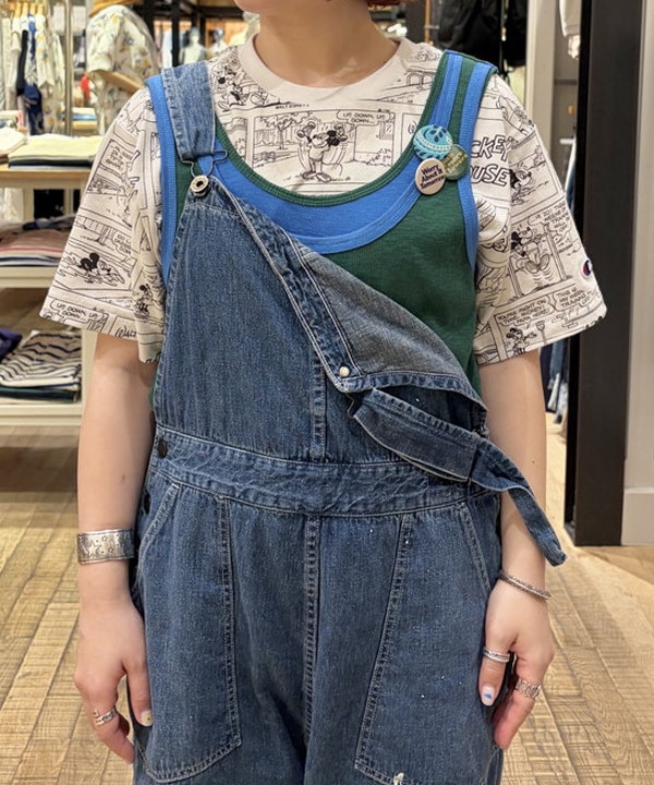 原口 愛さんの「BEAMS WOMEN｜レイヤード タンクトップ」を使ったコーディネート