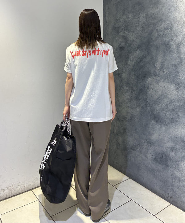 菜月さんの「BEAMS WOMEN｜【別注】NOMADIS / for Dog Lovers Tシャツ」を使ったコーディネート