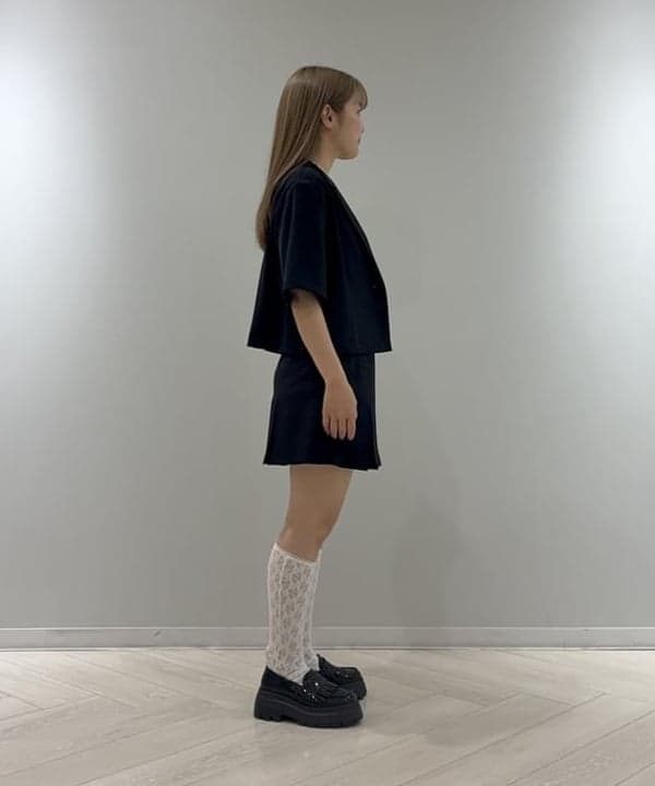 みゆうさんの「BEAMS WOMEN｜1ボタン シングル クロップド ジャケット」を使ったコーディネート
