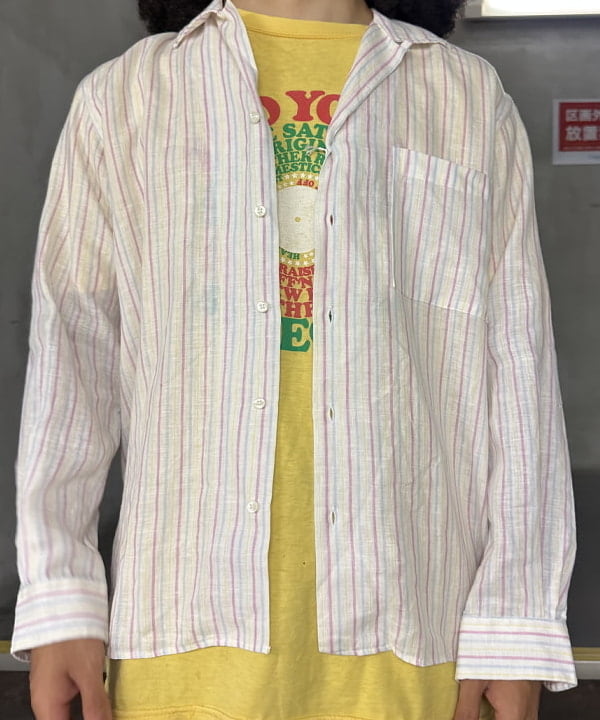 松本 悠平さんの「BEAMS WOMEN｜【別注】INDIVIDUALIZED SHIRTS / オープン カラー シャツ＜イージーケア＞」を使ったコーディネート