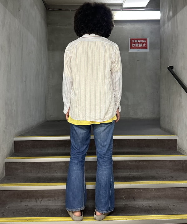 松本 悠平さんの「BEAMS WOMEN｜【別注】INDIVIDUALIZED SHIRTS / オープン カラー シャツ＜イージーケア＞」を使ったコーディネート