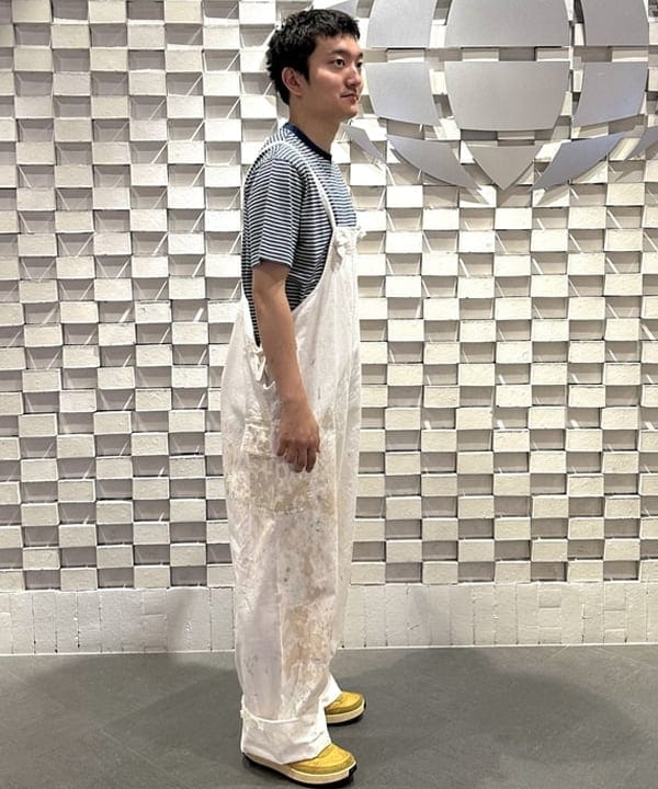 てらきたさんの「BEAMS WOMEN｜Pocket Tee Indigo Stripe」を使ったコーディネート